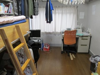 潮学生寮の部屋のイメージ