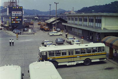 昭和50年の湯本駅前