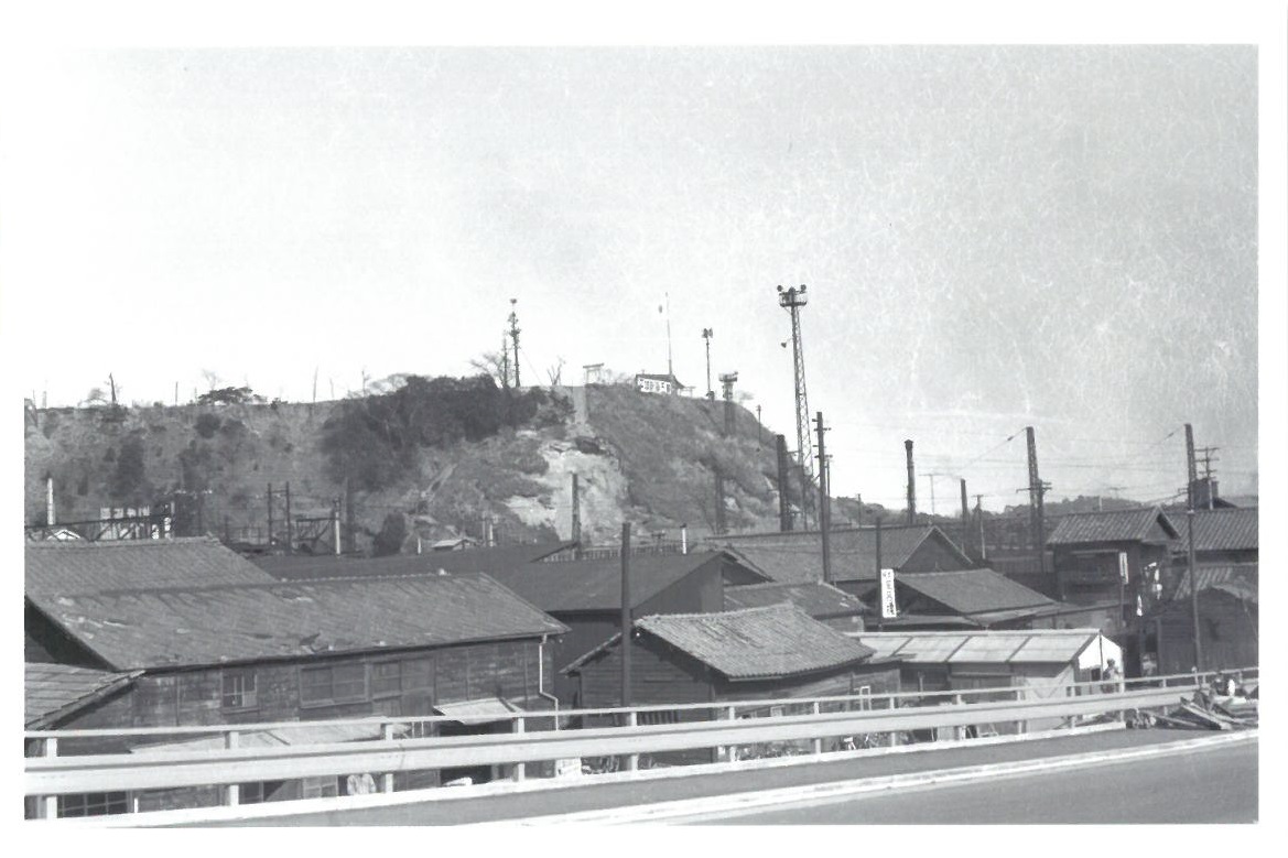 6 磐城平城跡を平立体橋から見る(昭和40年1月、桃井広也氏撮影)