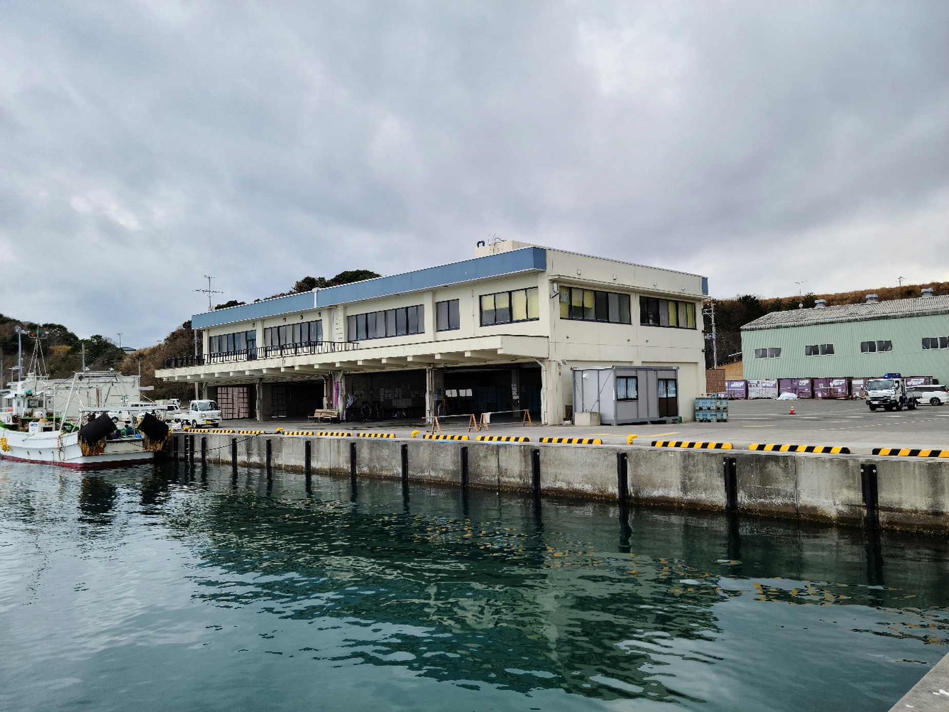 久之浜地方卸売市場の風景