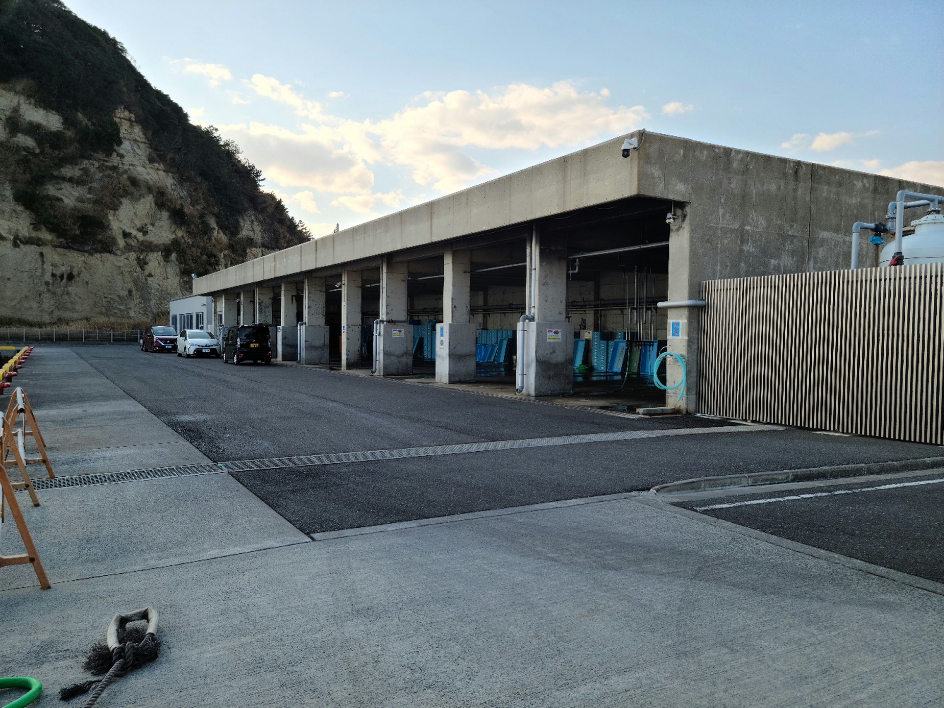 沼之内地方卸売市場の風景