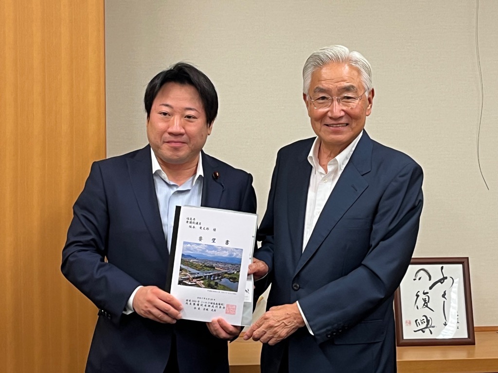 要望活動状況　坂本竜太郎議員