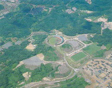 21世紀の森公園空撮