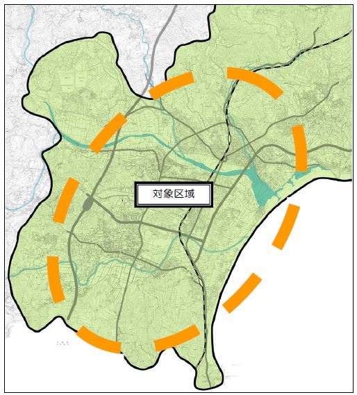 南部地区まちづくり計画の対象区域