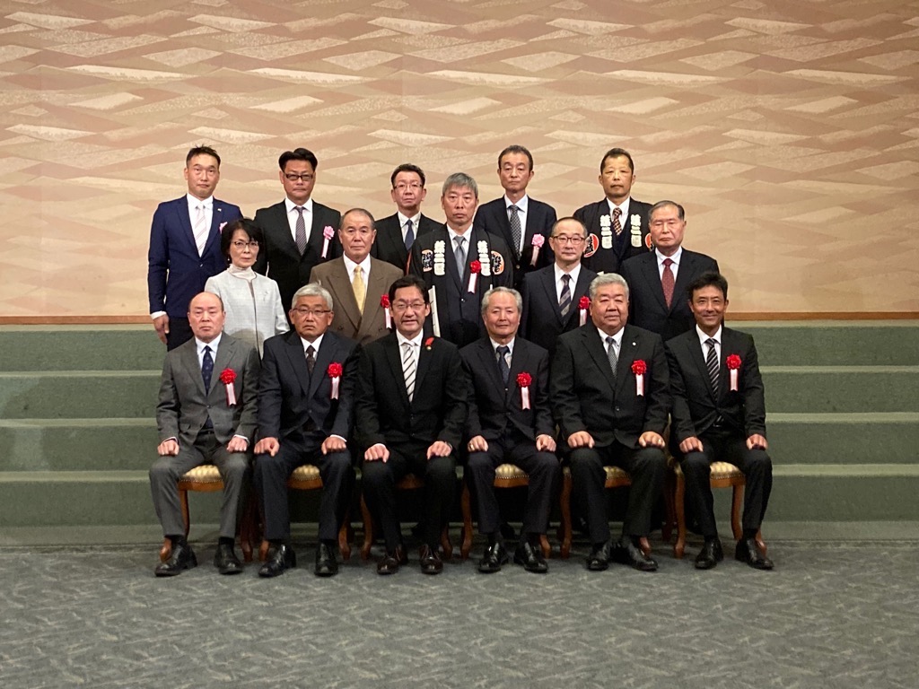 表彰式写真
