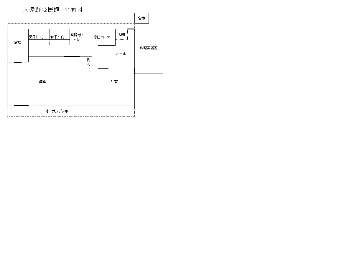 入遠野公民館平面図