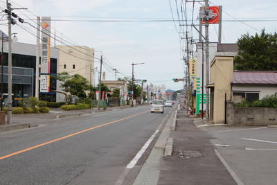 平成27年6月の内郷綴町と国道6号