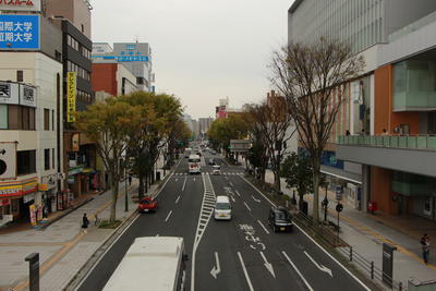 平成27年4月の駅前通り