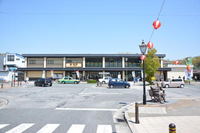 平成27年4月の湯本駅舎