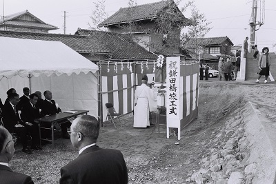 9_鎌田橋竣工式（昭和63年1月、いわき市撮影）