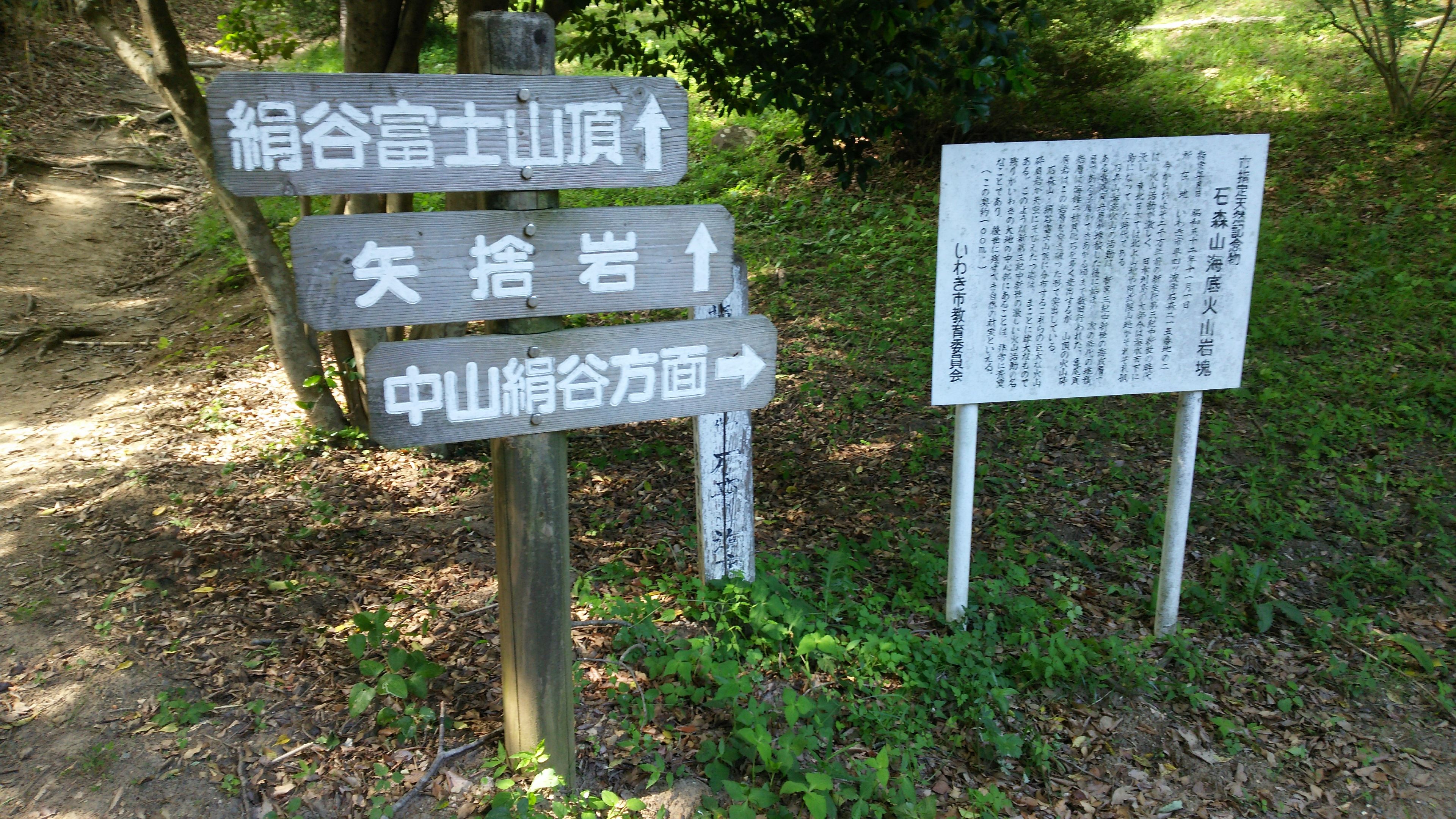 太陽の道入口にある看板