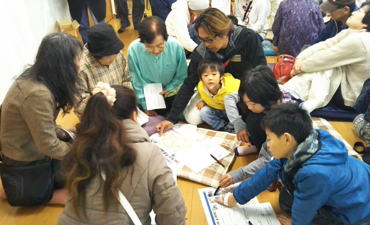 平城山地区の訓練の様子