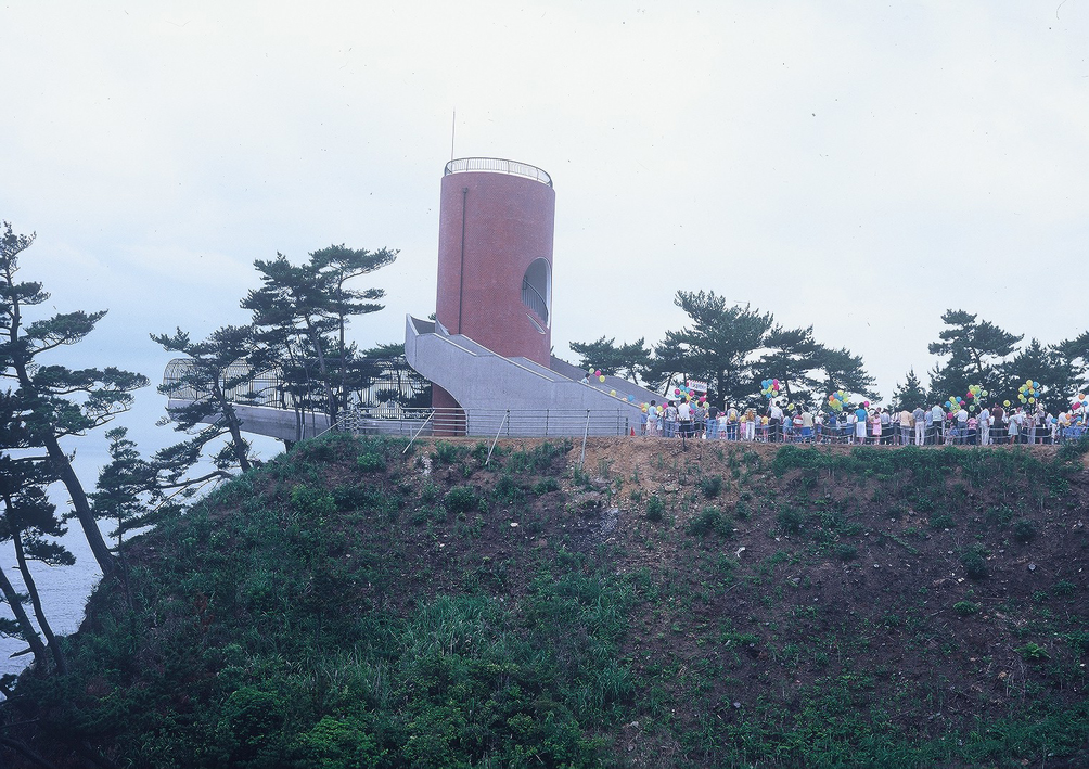 写真16  三崎潮見台オープン(昭和53年7月、いわき市撮影)