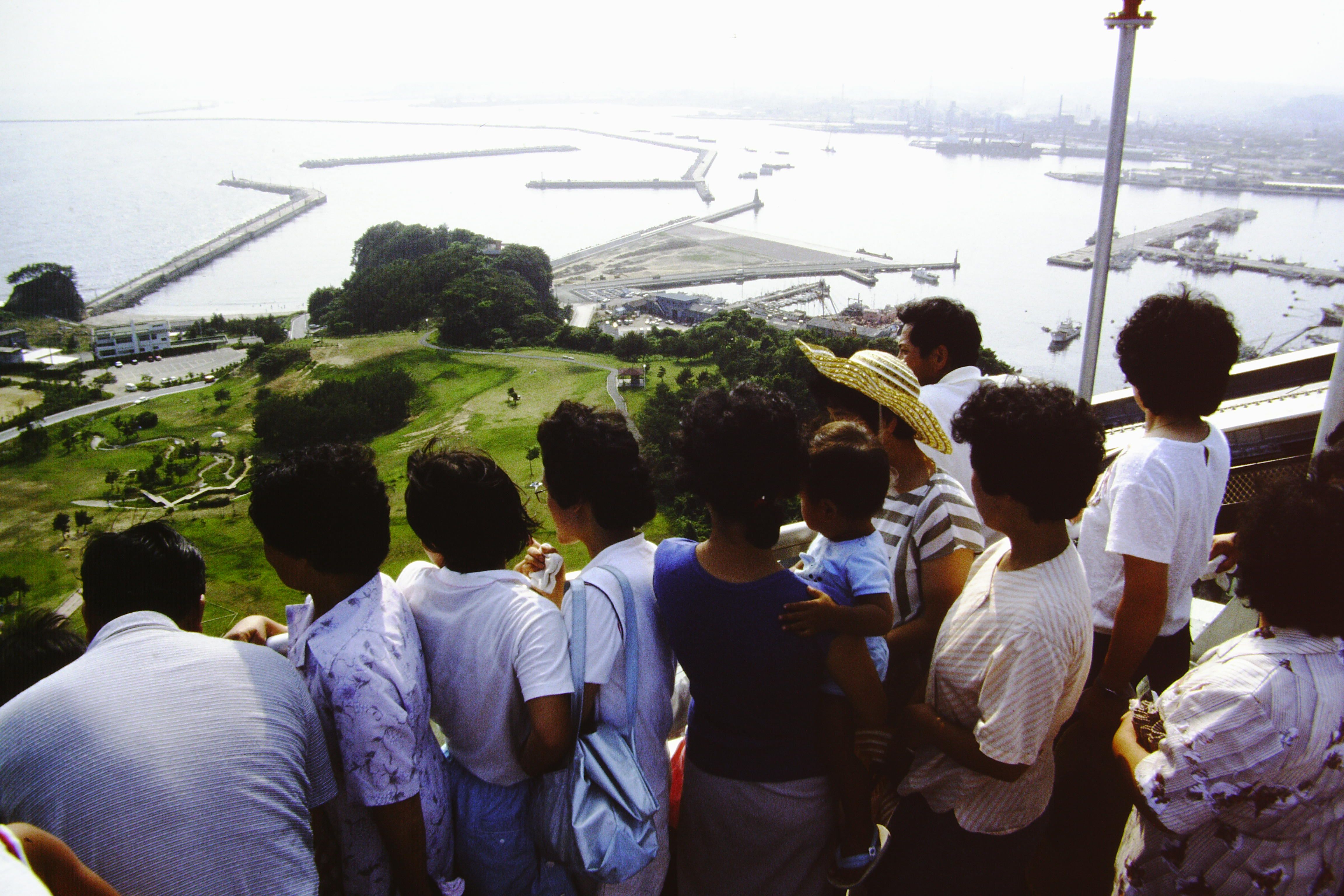 いわきマリンタワーから見る小名浜港