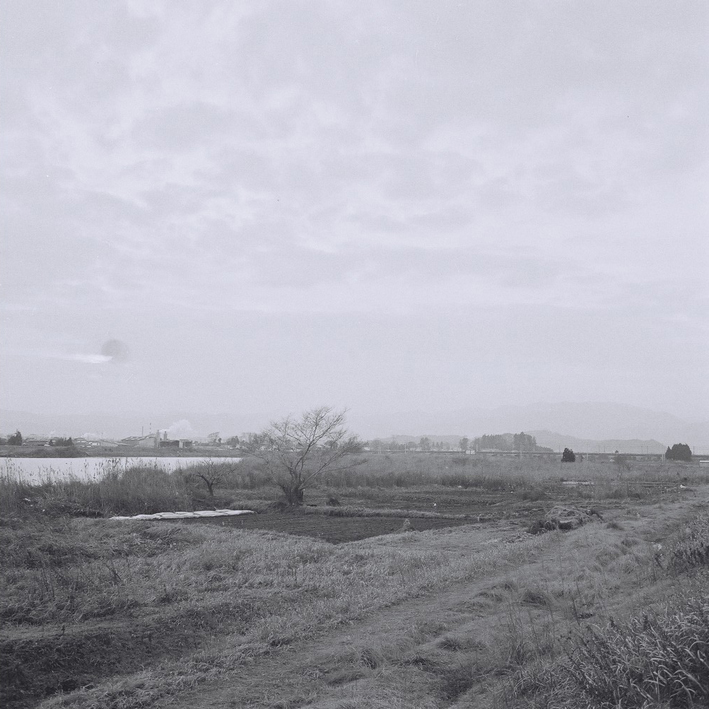 鮫川左岸(現河川敷公園)(昭和62年1月、高萩純一氏撮影)