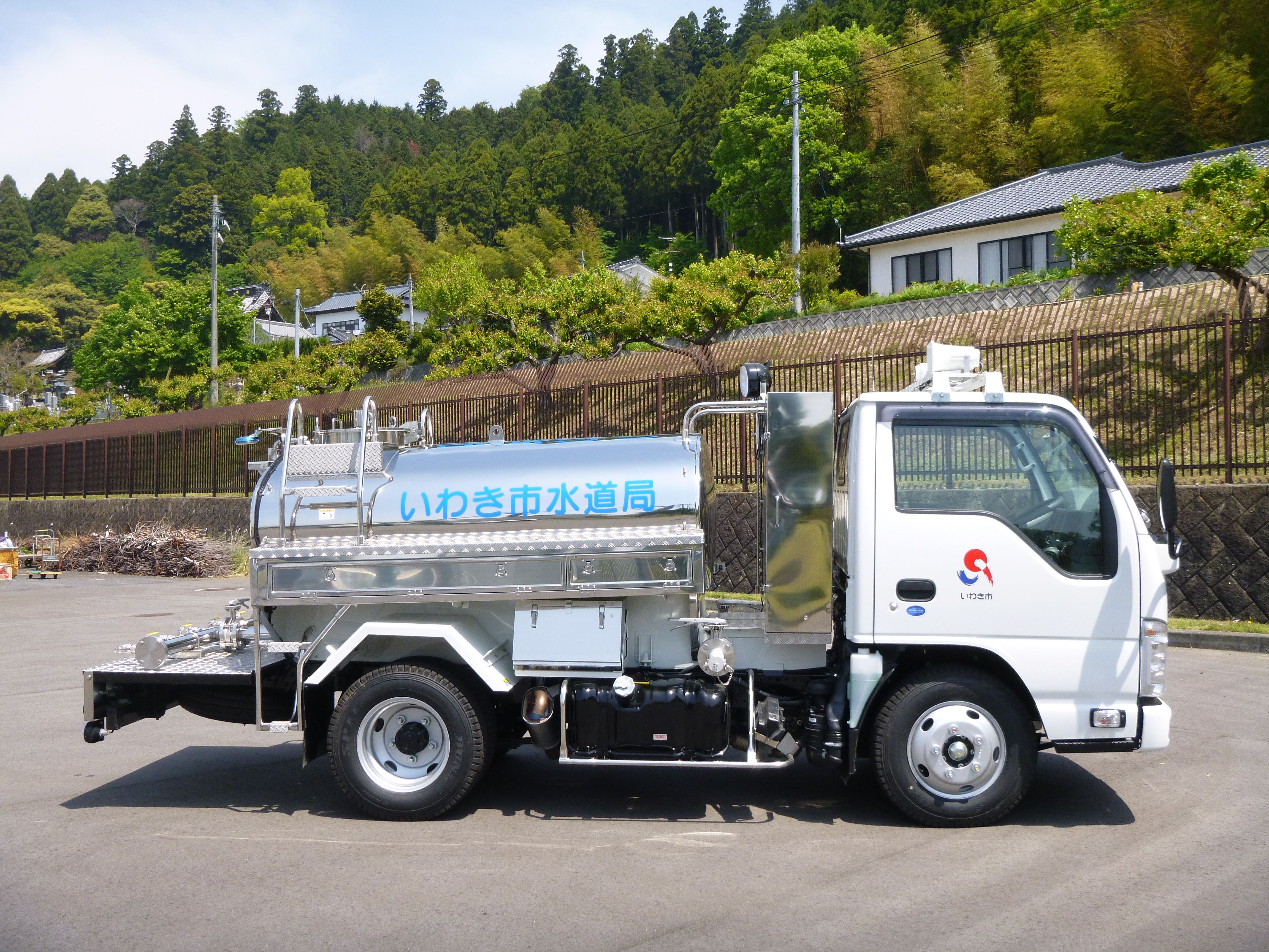 圧送式給水車