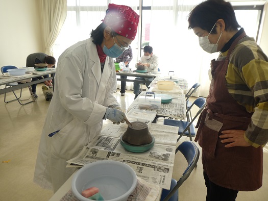 秤屋先生と受講者の方