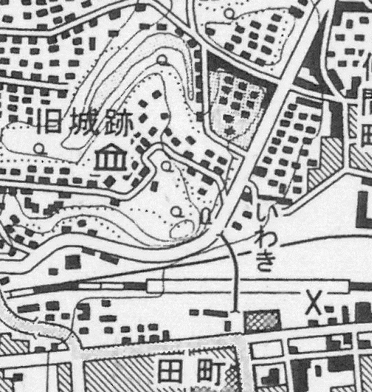 ■地図2  丹後沢の周辺で進む住宅化　〔1.25,000地形図　平(平成18年更新)〕