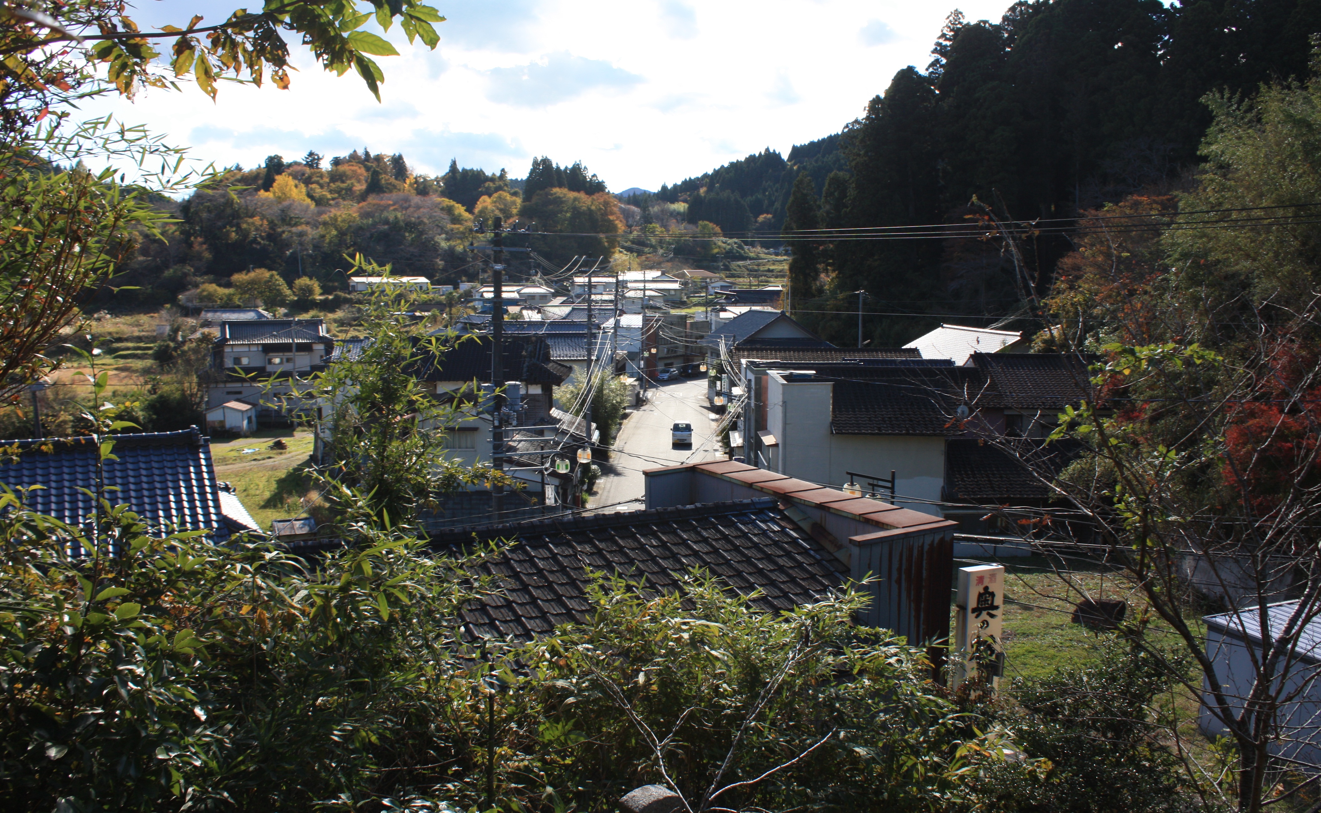 田人町黒田字別当の現在　〔令和3年11月　小宅幸一撮影〕