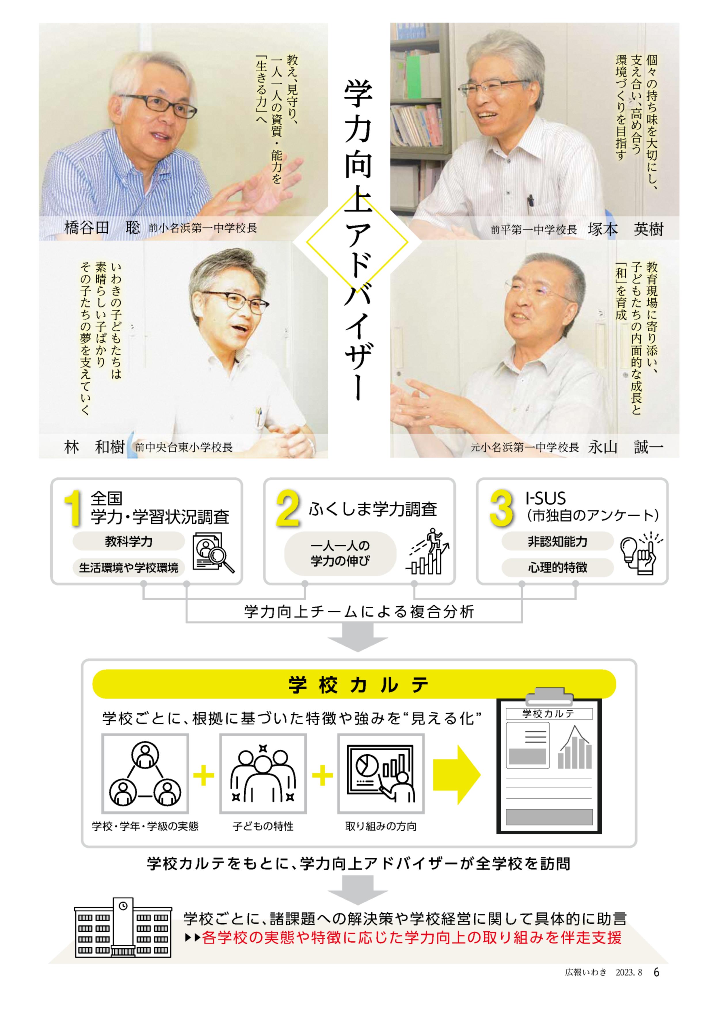 学力向上アドバイザーの方々