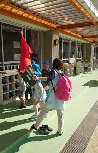 避難誘導訓練（年長さん）