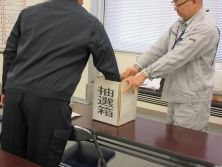 自転車の抽選の様子