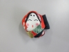おかめブローチ