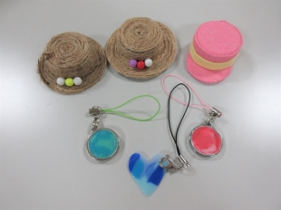 ペットボトルキャップ工作教室作品