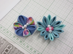 つまみ細工の写真