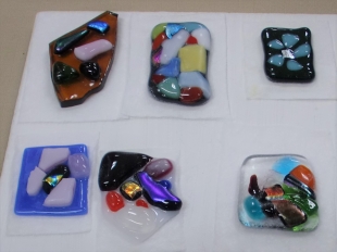 ガラスフュージング作品の写真