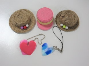 ペットボトルキャップ工作教室作品