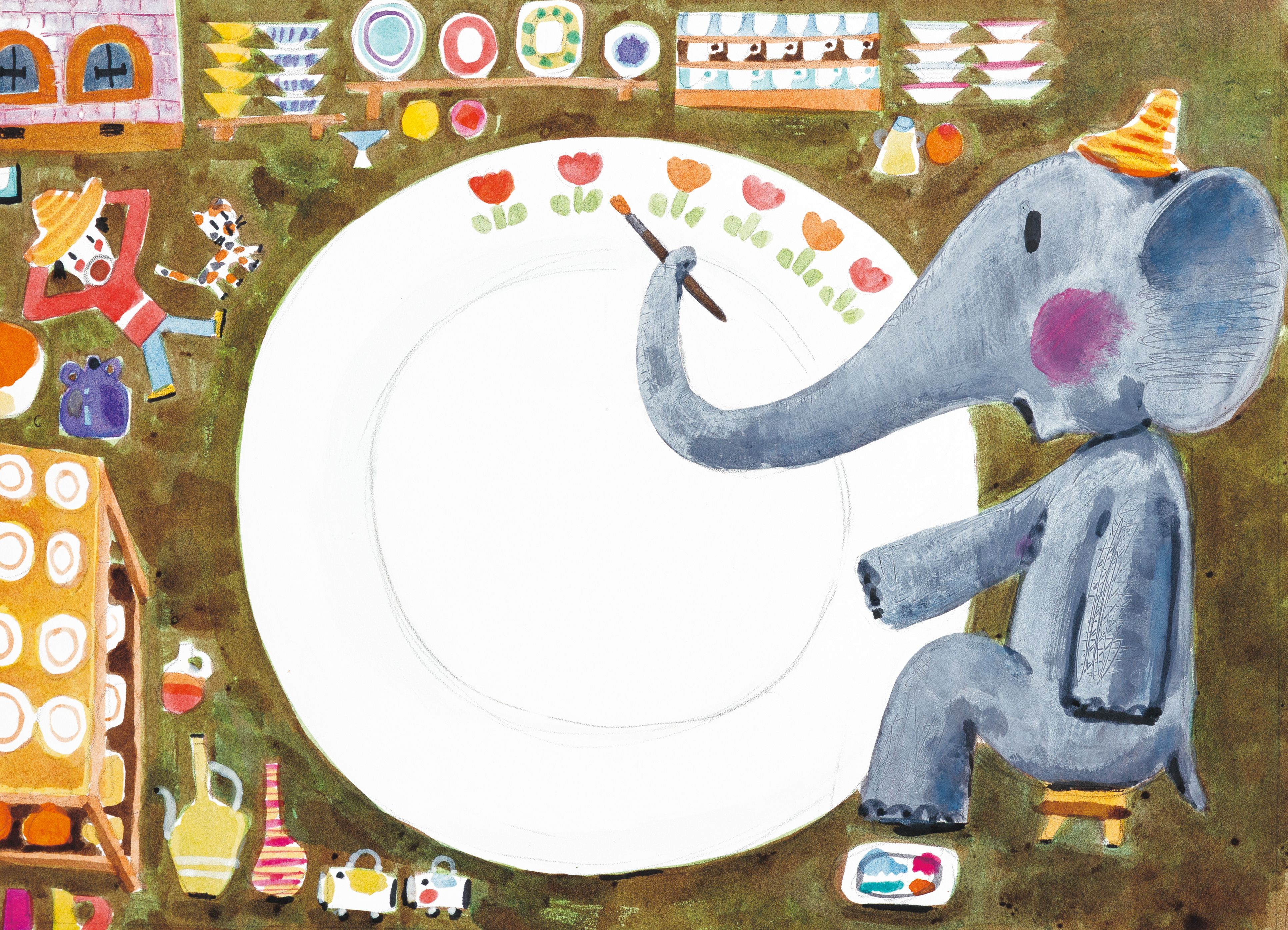 『ぐるんぱのようちえん』（1965年）福音館書店 ©Seiichi Horiuchi