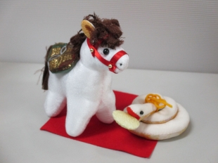 ちりめん細工の干支人形作り教室作品