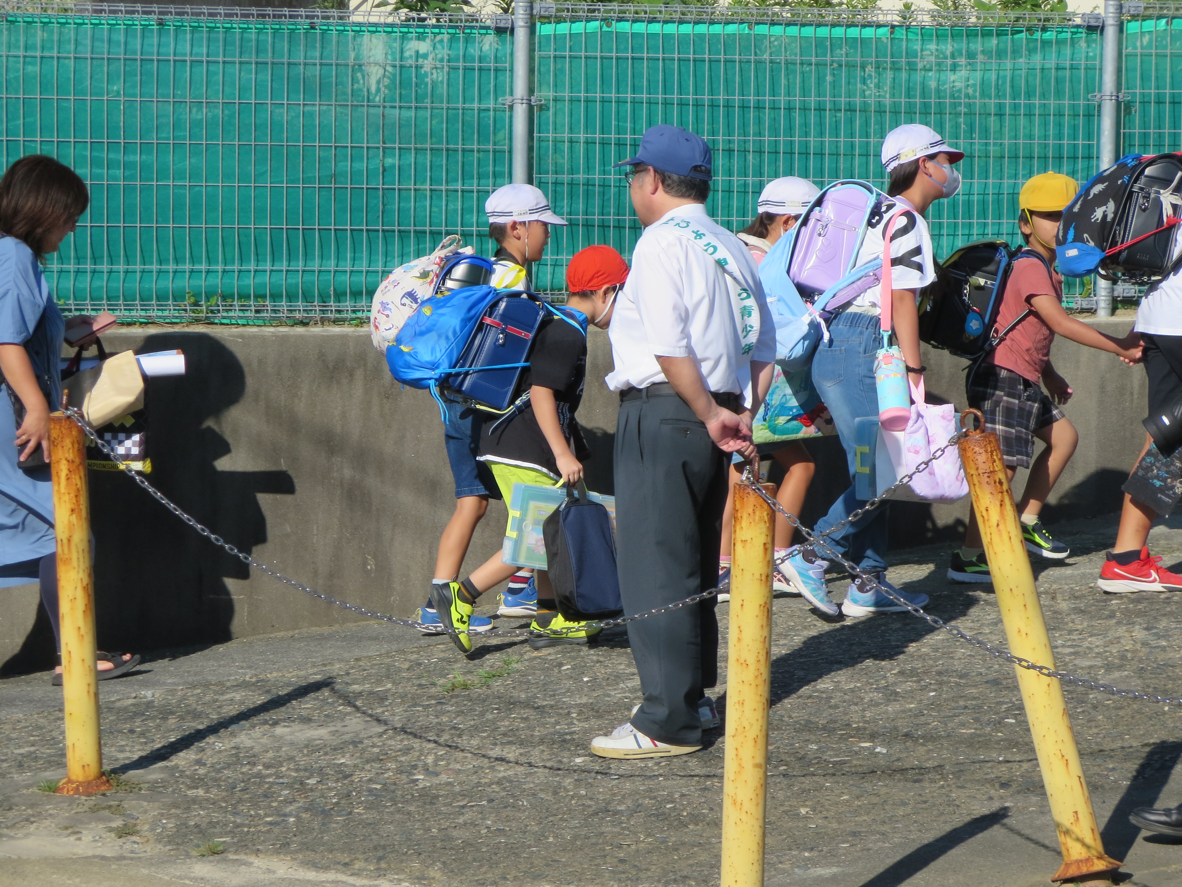 四倉・久之浜方部(8/26 朝のあいさつ運動)