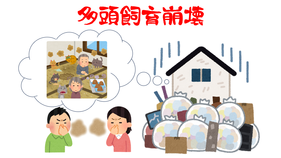 多頭飼育崩壊イメージ図